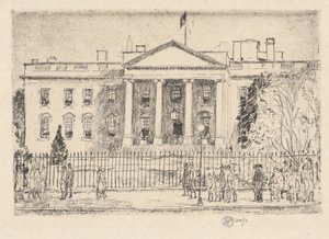 La Maison Blanche - Childe Hassam