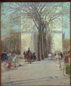 Arc de Washington, printemps