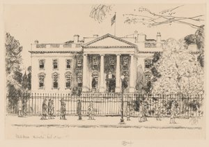 Maison-Blanche, Washington, 1925 - Childe Hassam