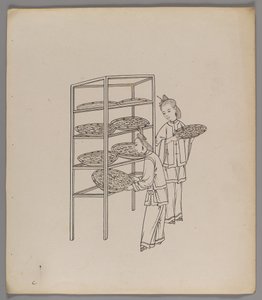 Album de feuilles séparées : Culture et production de la soie - Chinese School