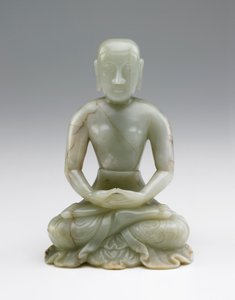 Sculpture de Bouddha Shakymuni en ascète, 17ème-18ème siècle - Chinese School