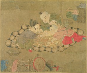 Enfants jouant, dynastie Ming, 1500