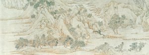 Paysage chinois, dynastie Ming - Chinese School