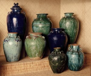 Pots chinois émaillés