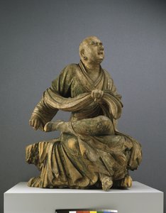Dompteur de dragon Luohan, vers XIVe siècle
