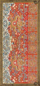 Tenture (avec motif de dragon), 1736-95 - Chinese School