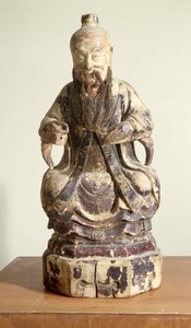 Lao-Tzu (c.604-531) portant la couronne d