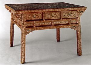 Table de palais, Dynastie Ming, période Hsuan Te (1426-35)