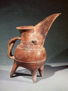 Cruche Kuei à trois pieds, de Weifang, Shandong, Culture de Longshan, 3e-2e millénaire av. J.-C. (argile) - Chinese School