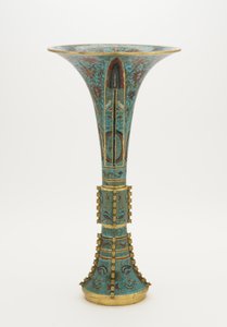 Vase en forme de gu archaïque, 1662-1722 - Chinese School