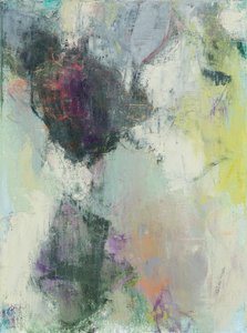 Composition abstraite, 2020, série Heathland, huile sur toile