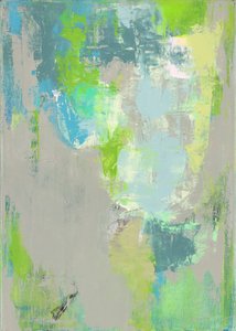 Composition abstraite VIII, 2023 (huile sur toile de lin)