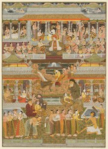Amants et bien-aimés : Une composition de scènes de la littérature persane, ourdou et sanskrite - Chitarman II