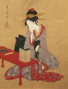 Oiran rêveuse (prostituée de haut rang)