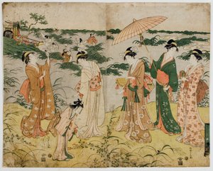Chasse aux lucioles - Chobunsai Eishi