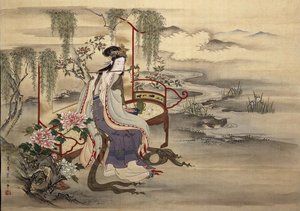 La beauté chinoise Yang Guifei, vers 1810-1815