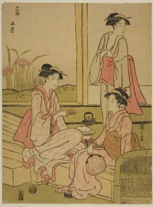 Le Cinquième Mois (Gogatsu), de la série "Les Douze Mois (Juni toki)" - Chobunsai Eishi