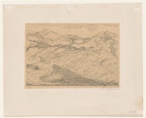 Paysage de dunes - Chris Lebeau (signed by artist)