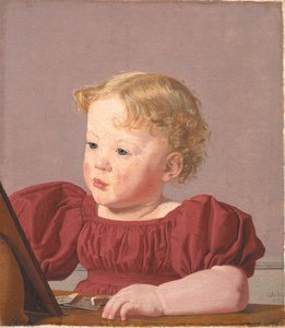 Ida Thiele, la future Mme Wilde, enfant - Christen Købke