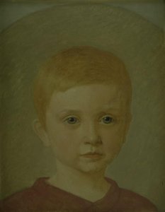 Portrait du fils infantile de l