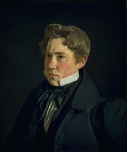 Portrait du peintre et lithographe P.H. Gemzøe - Christen Købke