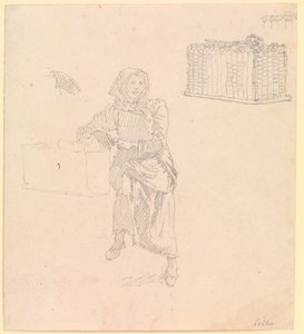 Femme de Skovshoved, assise - Christen Købke