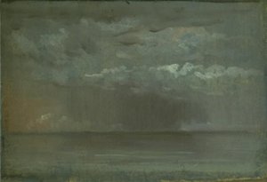 Étude de nuages sur la mer