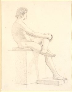 Jeune modèle masculin assis - Christen Købke