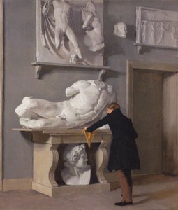 Vue de la collection de moulages en plâtre au palais de Charlottenborg