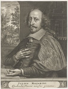 Portrait du cardinal Mazarin, années 1660-1670 - Christiaan Hagen