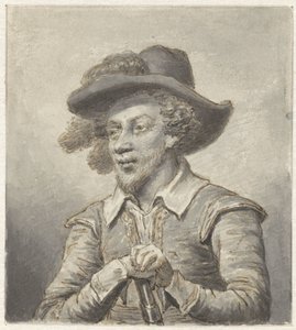 Guerrier en costume historique