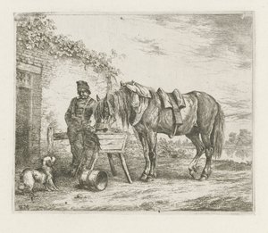 Cheval près d