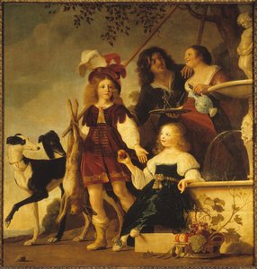 Portrait de famille allégorique, 1642 - Christiaen van Couwenbergh