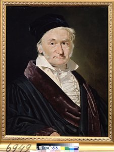 Portrait du scientifique allemand Karl Friedrich Gauss - Christian Albrecht Jensen