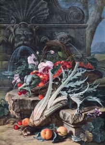 Nature morte avec mascherone romain - Christian Berentz