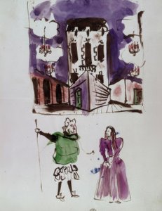 Conception de décor de scène et figurines