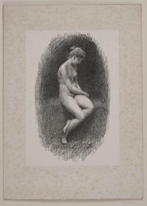 Étude de modèle féminin - Christian Clausen