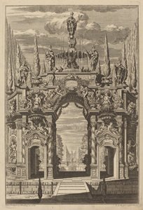 Arc de Triomphe pour Friedrich IV - Christian Engelbrecht and Johann Andreas Pfeffel, after Peter Schubert von Ehrenberg
