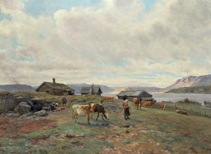 Atmosphère matinale à Holmvassbu - Christian Eriksen Skredsvig