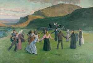 Fête de la jeunesse à Eggedal - Christian Eriksen Skredsvig