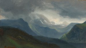 Orage approchant dans les Alpes
