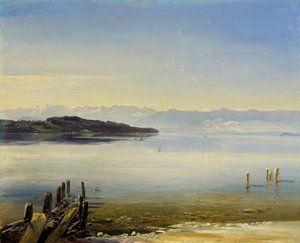 Le lac de Starnberg - Christian Ernst Bernhard Morgenstern