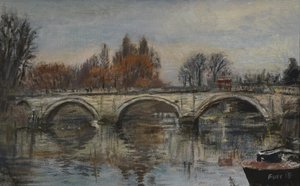 Automne éternel, feuilles rouges - Pont de Richmond