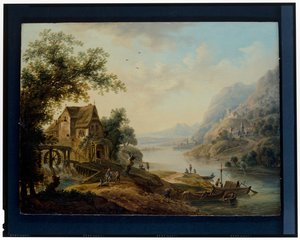 Deux paysages rhénans