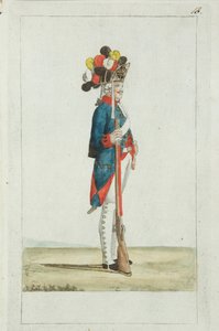 Grenadier du régiment Preobrazhensky - Christian Gottfried Heinrich Geissler