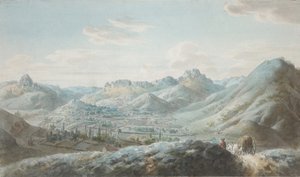 Vue de la chaîne de montagnes Taraktash dans les montagnes de Crimée, années 1810 - Christian Gottfried Heinrich Geissler