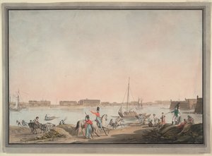 Vue de Saint-Pétersbourg depuis la Neva, 1808