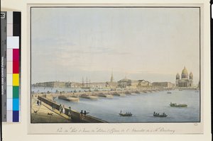 Vue du pont Saint-Isaac, de l