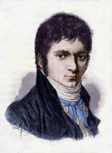 Ludwig van Beethoven (1770-1827), musicien allemand, en 1802. Gravure par Morel d