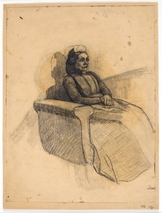 Dame sur un canapé - Christian Kongstad Petersen